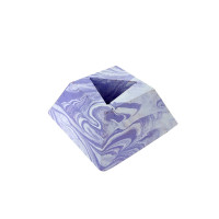 Porte savon "Cube" teinté lavande 